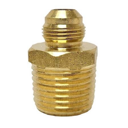 Jmf 3/8 in. Fine Thread Flare each X 1/2 in. D Male Brass Connector 4506309